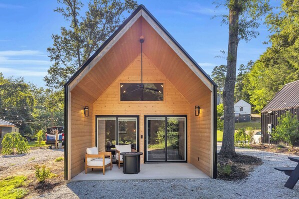 Exterior - Hot Tub! Riverfront Cabin Retreat - 6 Min to GLV (Easley)