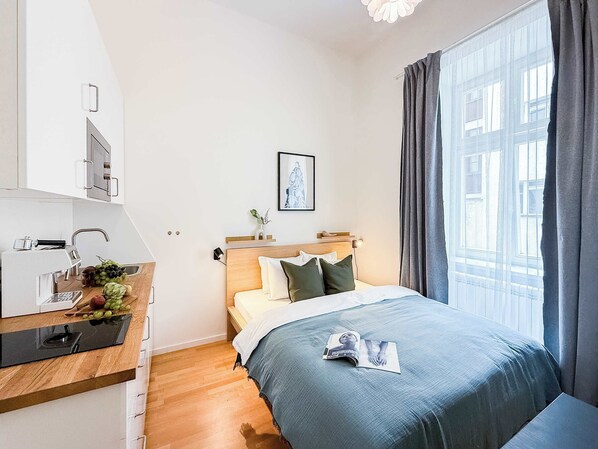 1 Schlafzimmer, Bügeleisen/Bügelbrett, Reisekinderbett, WLAN