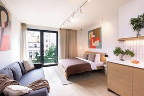 2 bedrooms, iron/ironing board, travel crib, WiFi