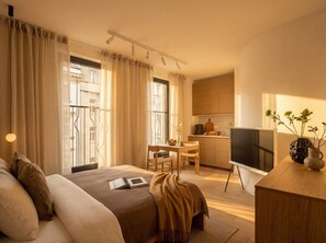 1 chambre, fer et planche Ă repasser, Wi-Fi, draps fournis