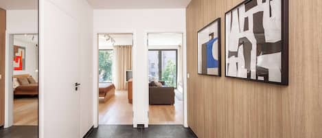 2 bedrooms, iron/ironing board, travel crib, WiFi