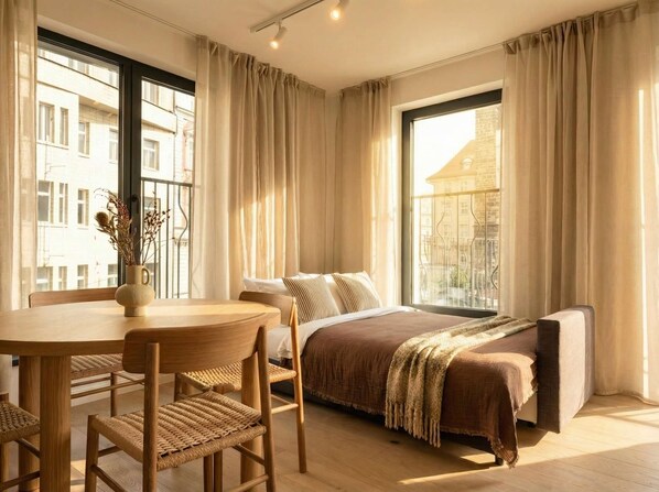 1 chambre, fer et planche à repasser, lit de bébé portatif, Wi-Fi