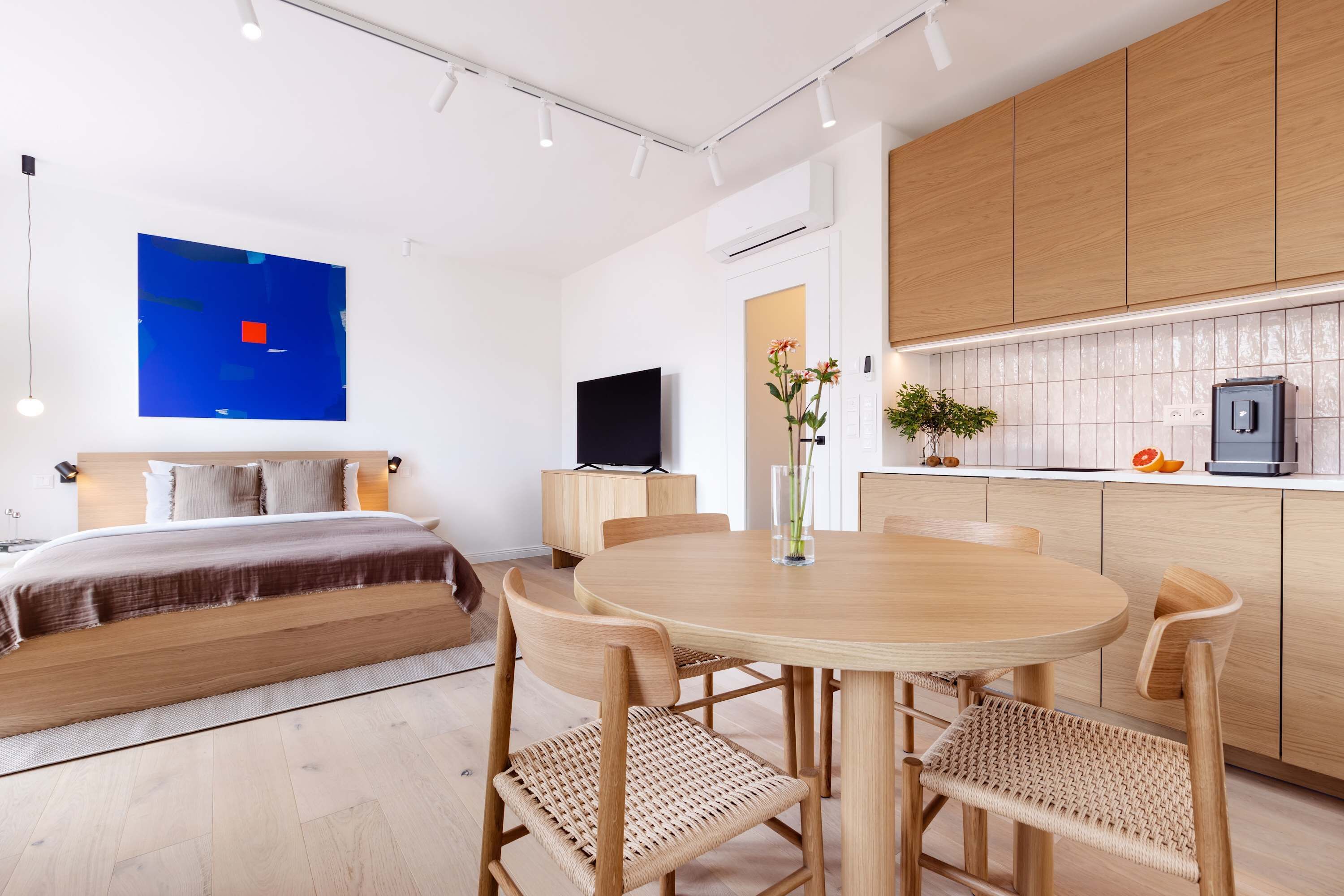 1 غرفة نوم ومكواة/لوح كي وسرير سفر وواي فاي