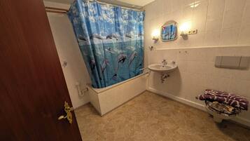 Towels, soap, toilet paper