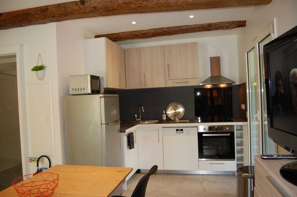 Microwave, oven, dishwasher