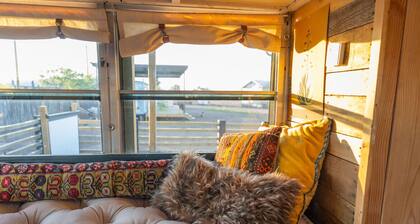 Judy`s Mule-Schoolie with Outdoor Movie Theatre