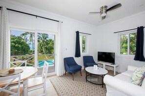 Comfort-Apartment, Meerblick | Ausblick vom Zimmer