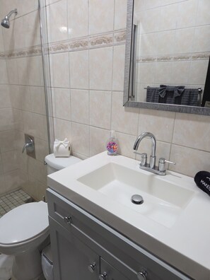 Shower, hair dryer, towels - Oceanview Villa in Arecibo (Arecibo)