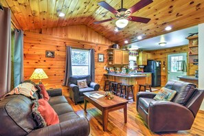 Télévision, cheminée