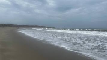 On the beach