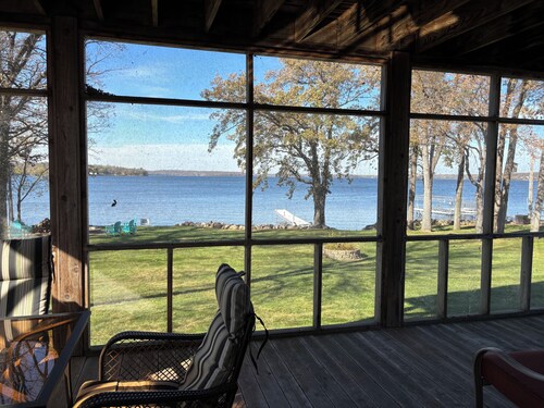 Lake Koronis All Season Home-5 bedrm, screened porch, fish/swim/bike/snowmobile
