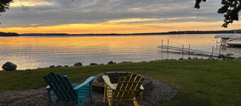 Lake Koronis All Season Home-5 bedrm, screened porch, fish/swim/bike/snowmobile
