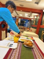 Free daily buffet breakfast