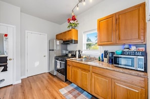 Microwave, oven, stovetop
