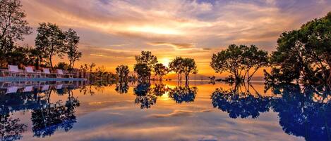 Mobile Home | Vue depuis lâhĂ©bergement