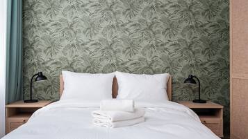 1 habitación, tabla de planchar con plancha, wifi y ropa de cama