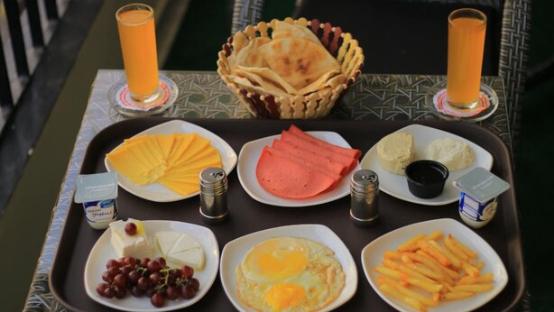 Family Studio Suite, River View | Private kitchen | Mini-fridge, microwave, electric kettle, blender - Nile Diamond Suites (Cairo)