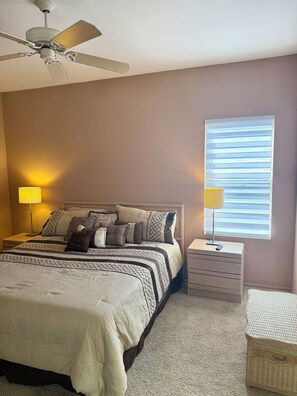 3 bedrooms, iron/ironing board, WiFi, bed sheets
