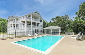 Una piscina riscaldata