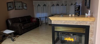 Enjoy a rural 2 bedroom 2 bath family home with garage in north west Manitoba.