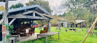 Eco-Yourte dans le foret