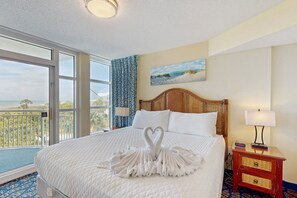 2 bedrooms, iron/ironing board, internet, bed sheets - Dunes Village condo with ocean views, pool, hot tub & lazy river (Myrtle Beach)