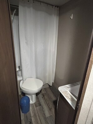 Towels, soap, toilet paper