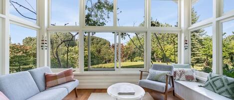 Televisión, chimenea