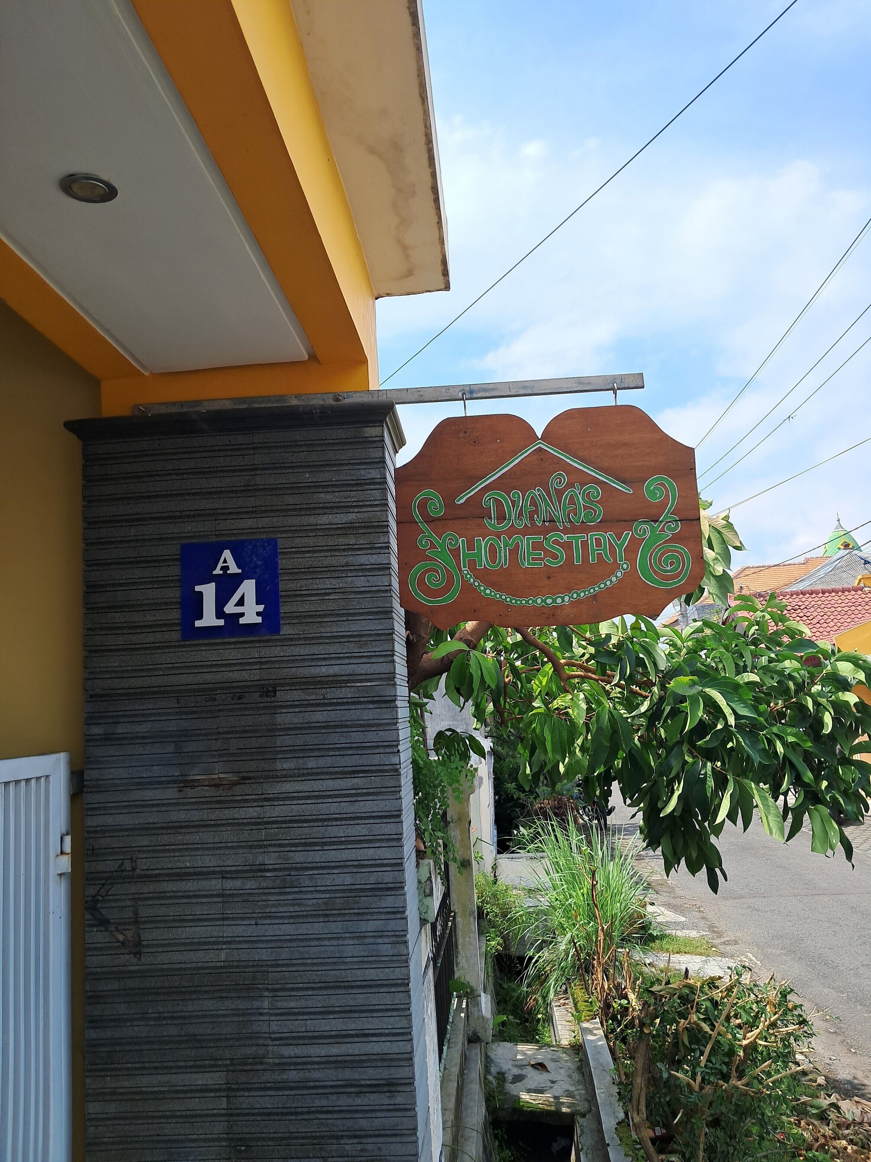 Façana frontal de l'allotjament