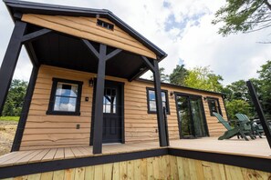 Terrace/patio - Epic View Cabin & Hiking! (Randolph County)