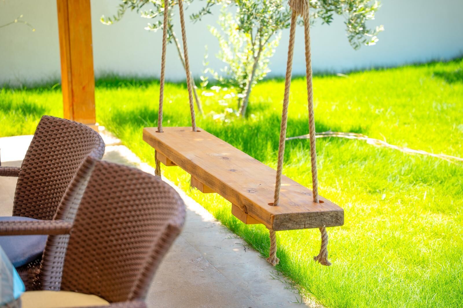 Deluxe-Villa, Blick auf den Innenhof | Terrasse/Patio