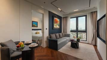 奢華開放式套房 | 房內夾萬、遮光窗簾/窗簾、隔音、免費 Wi-Fi