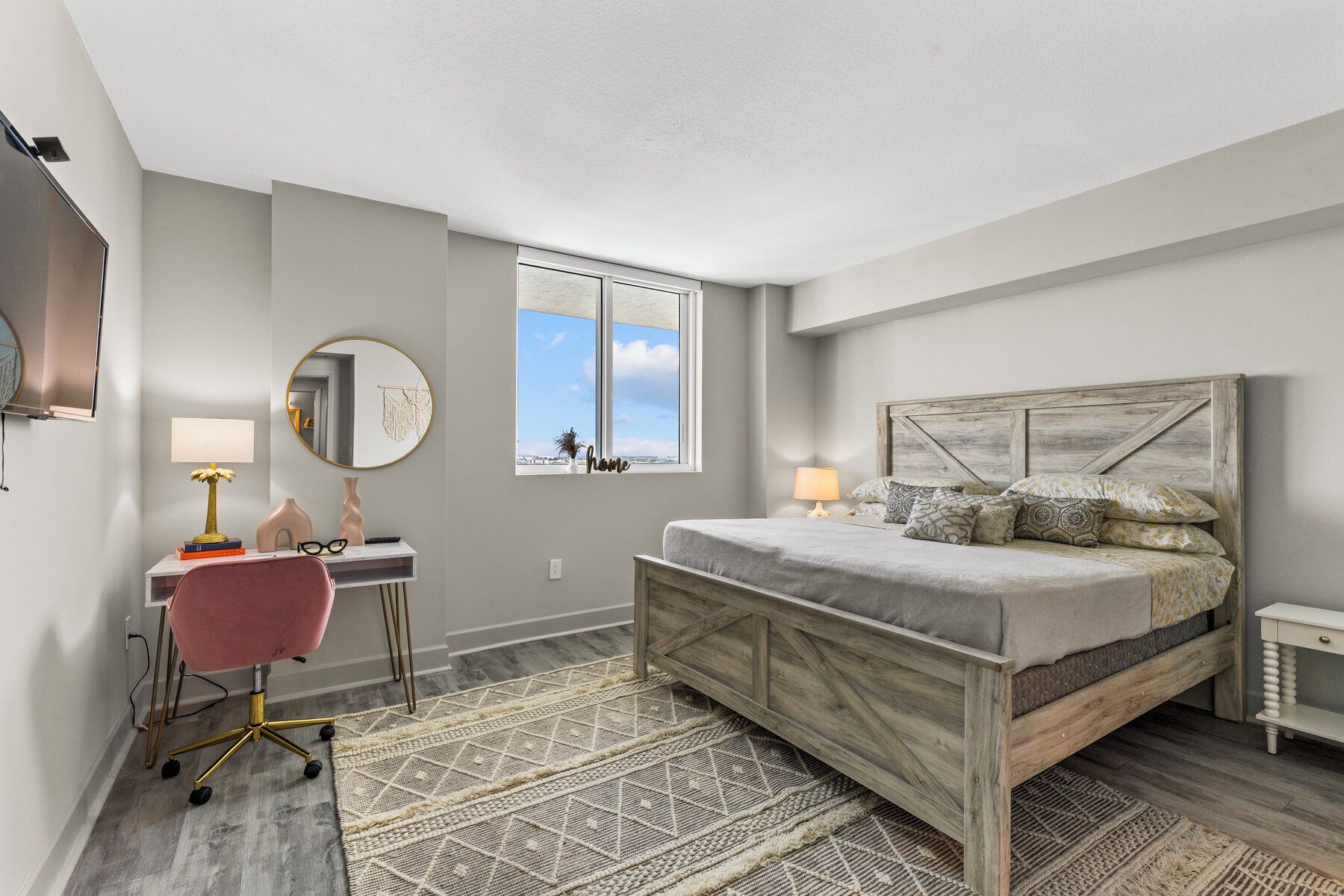 Appart'hôtel Deluxe, 2 chambres, vue ville | Fer et planche à repasser, Wi-Fi gratuit