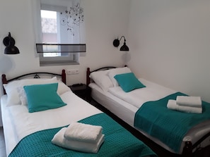 4 chambres, draps fournis