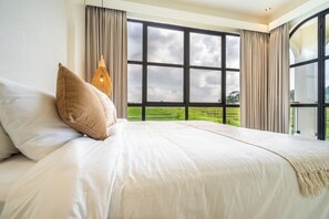 In-room safe, desk, laptop workspace, blackout curtains