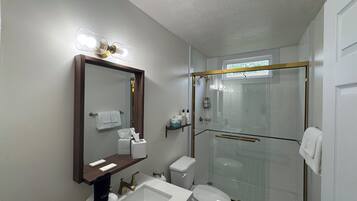 Towels, soap, toilet paper