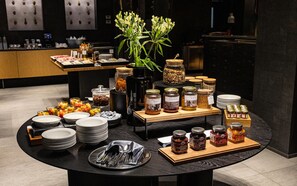 Daily buffet breakfast (EUR 15 per person)