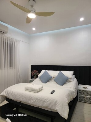 6 soverom, strykejern/-brett, internettilgang og sengetøy