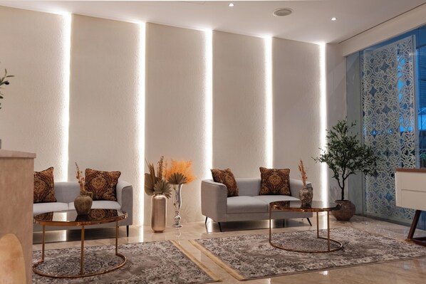 Sala de estar en el lobby