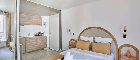Appartement | 1 chambre, espace de travail pour ordinateurs portables