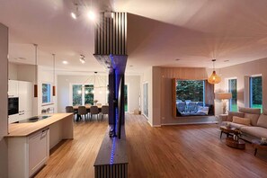 Interior - Modern natural idyll: Spacious vacation home near the Karnin lift bridge for 10 guests. (Usedom)