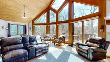 TV connectée, cheminée