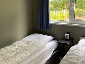 Alpehytte | 3 soveværelser, individuel indretning, sengetøj