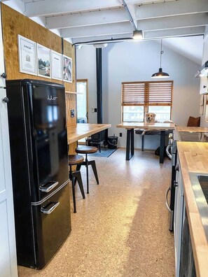 Fridge, microwave, oven, stovetop - Nook Up North: Secluded w/HotTub (Traverse City)