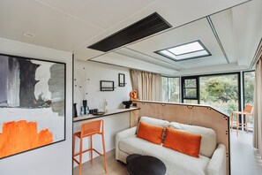 Living area - Space shuttle around mountains - Geometry Park (Agios Theodoros)