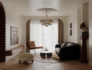 Decoración personalizada, muebles diferentes y escritorio