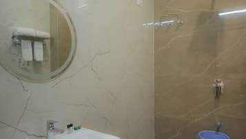 Free toiletries, slippers, towels, soap