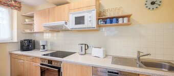 Vacation apartment with terrace and garden on the dike and the North Sea beach