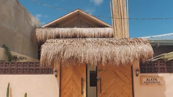 Voorkant van accommodatie