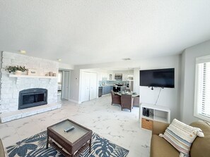 Smart TV, fireplace, offices